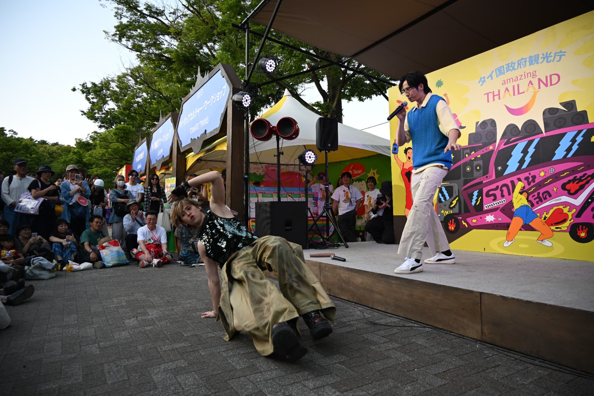 Live performance at Thai Festival Tokyo